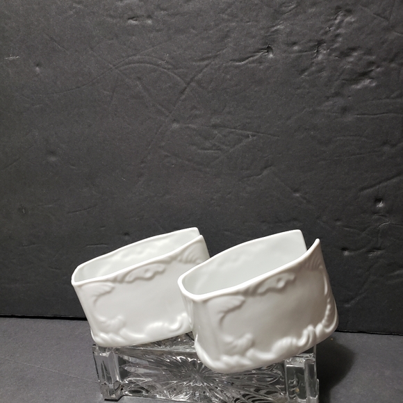 Vintage 1950 Set Of 2 GEROLD PORZELLAN Serving Spoon Rest - Picture 2 of 9